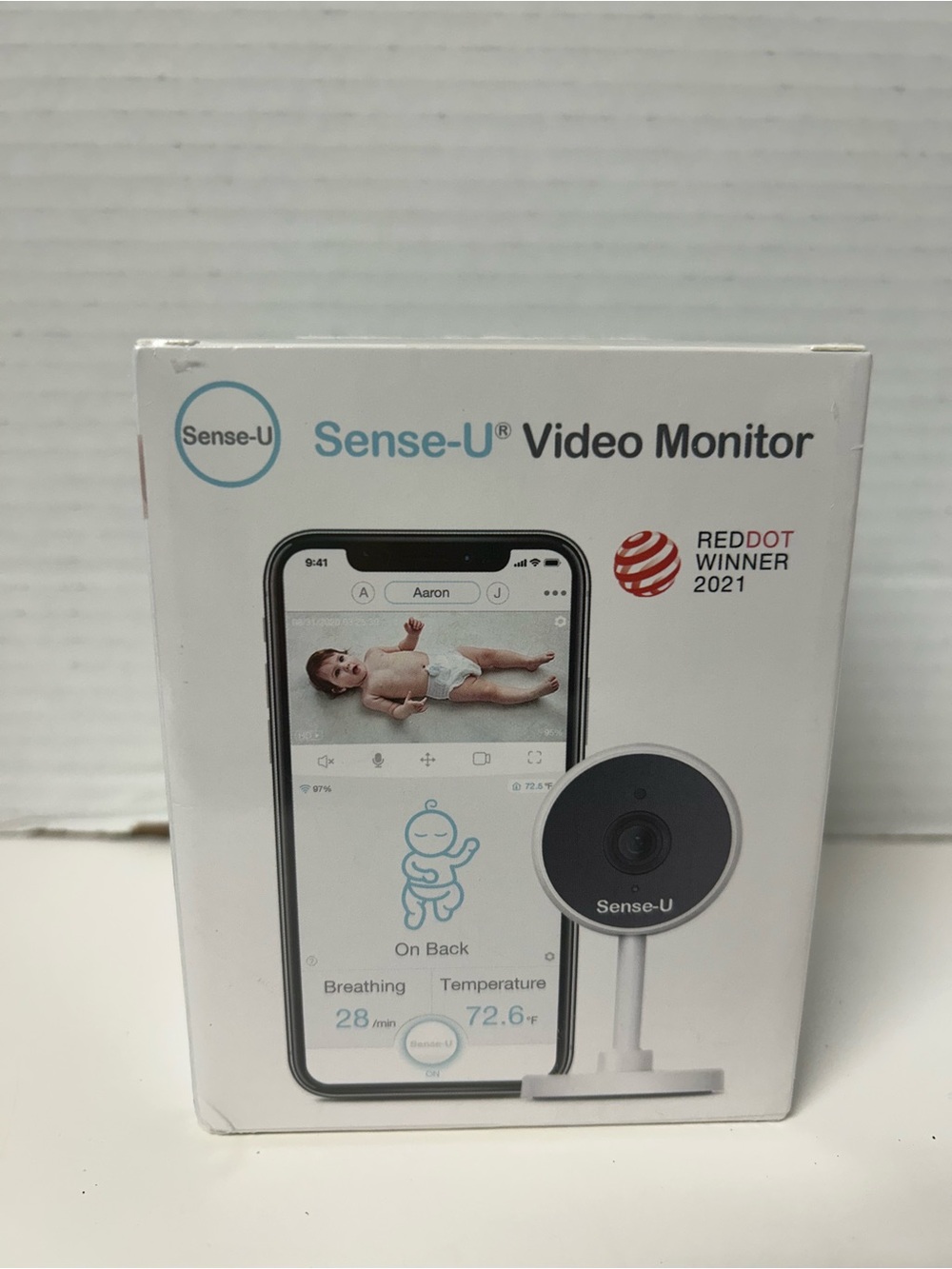 NEW NIB Sense-U Video Baby Smart Monitor HD Night Vision Nursery Shower Gift